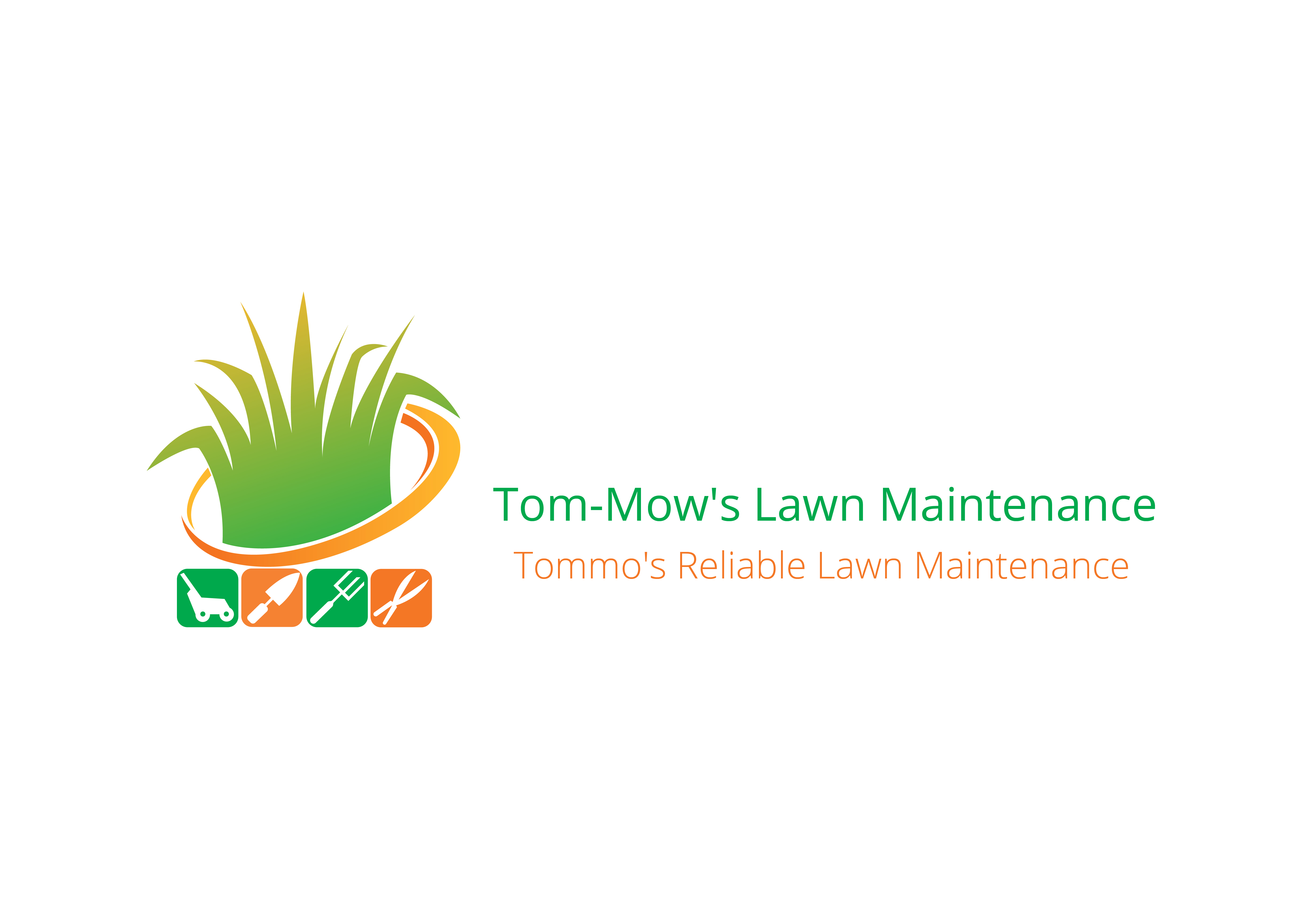 tommows lawn maintenance logo nambucca heads